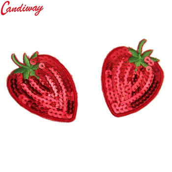Candeway, червена паста под формата на ягоди, лепило за гърди, секси дамски млечни зъби, еротично бельо, секс-сутиен, етикети на зърната